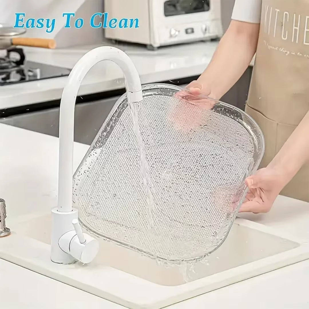 1 Piece Storage Tray, 360-Degree Refrigerator Storage Rotating Tray, Used for Kitchen Spice Jars and Sundry Storage Turntable