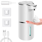Automatic Soap Dispenser Touchless Foaming Soap Dispenser 380Ml USB Rechargeable Electric 4 Level Adjustable Foam Soap Dispenser