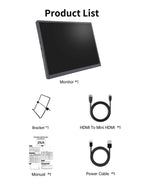 10.5-Inch Portable Monitor 1280P 100%Srgb 15:10 Low Blue Light for Xbox PS4 / 5 Switch Cell Phone PC Loptop Extension