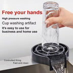 High Pressure Faucet Glass Rinser Automatic Glass Cup Washer Bar Kitchen Beer Milk Tea Cup Cleaner Sink Accessories