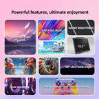 10.5-Inch Portable Monitor 1280P 100%Srgb 15:10 Low Blue Light for Xbox PS4 / 5 Switch Cell Phone PC Loptop Extension