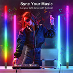 App Controlled RGB Corner Floor Lamp Musical Dimmable for Party Wedding Holiday Events Decoration