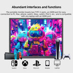 10.5-Inch Portable Monitor 1280P 100%Srgb 15:10 Low Blue Light for Xbox PS4 / 5 Switch Cell Phone PC Loptop Extension