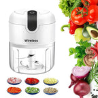 Electric Mini Garlic Chopper,Food Processor,Portable Cordless Garlic Mincer Masher,Meat Grinder